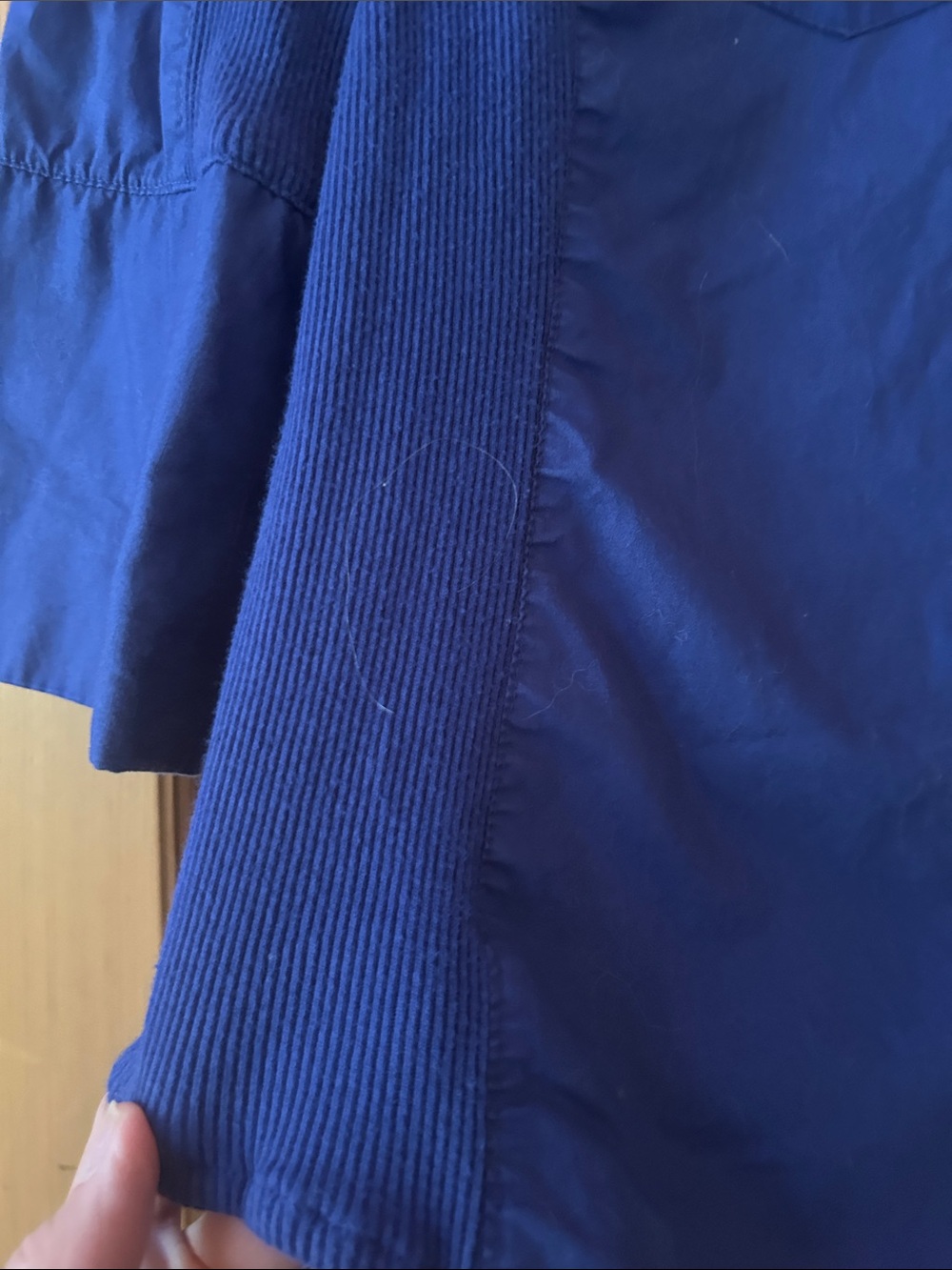 Women’s Button-Down Shirt - Deep Royal Blue - Picture 4 of 11